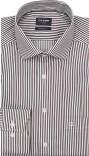 Olymp Luxor Shirt Stripes Brown