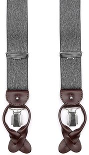 Profuomo Suspenders Anthracite Melange