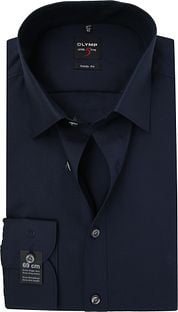 Olymp Level Five Shirt Extra Long Sleeve Body-Fit Navy