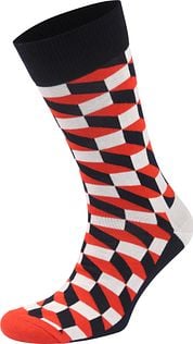 Happy Socks Socks Red Blocks