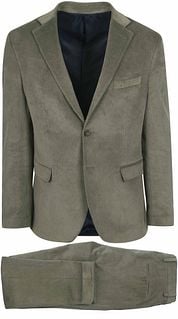 Suitable Corduroy Suit Green