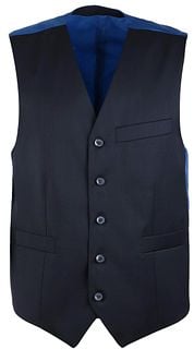 Suitable Waistcoat Piga Wool Navy