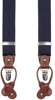 Suitable Luxe Suspenders Navy