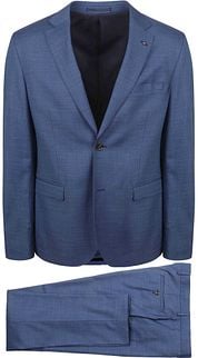 Suitable Toulon Suit Wool Blue