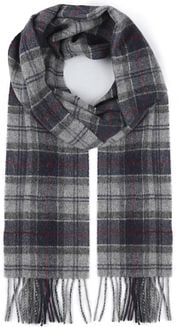 BarbourScarfs Tartan Lambswool Grey