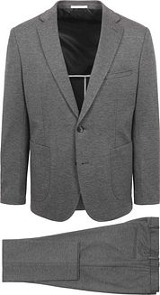 Suitable Jersey Suit Anthracite
