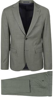 Suitable Strato Toulon Suit Wool Green