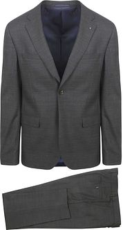 Suitable Strato Toulon Suit Wool Anthracite