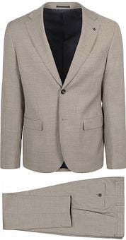 Suitable Toulon Suit Wool Greige