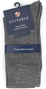 Suitable Merino Socks Gray 6-Pack
