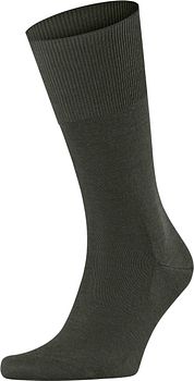 Falke Airport Sock Wool Blend 7155 Dark Green