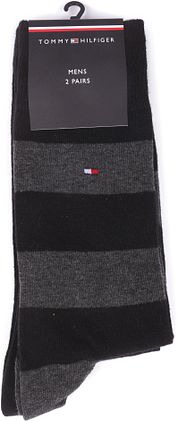Tommy Hilfiger 2-Pair Socks Stripe Uni Black