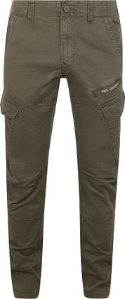 PME Legend Nordrop Cargo Trousers Micro Print Green   