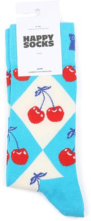 Happy Socks Argyle cherry