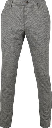 Alberto Rob Pants Pied de Poule Grey
