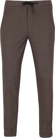 Cast Iron Chino Check Brown