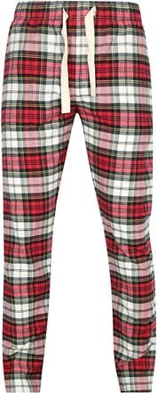 Steppin' Out Lounge Pants Plaid Red