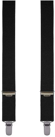 Profuomo Suspenders Solid Black