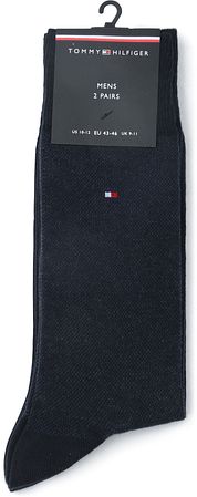 Tommy Hilfiger 2-Pair Socks Birdseye Blue 001