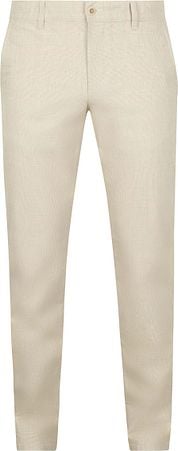 Alberto Lou Chino Linen Mix Beige