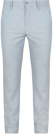 Alberto Lou Chino Linen Mix Light Blue