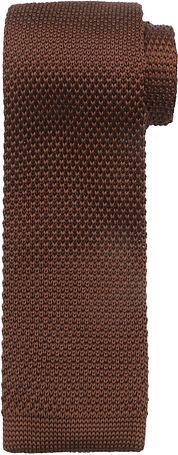 Suitable Knitted Tie Brown TK-06