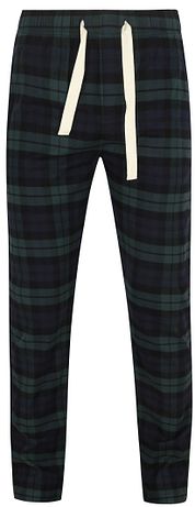Steppin' Out Lounge Pants Plaid Dark Blue Green