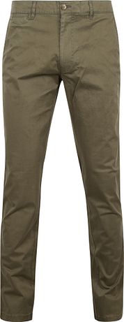 Suitable Chino Plato Olive Green