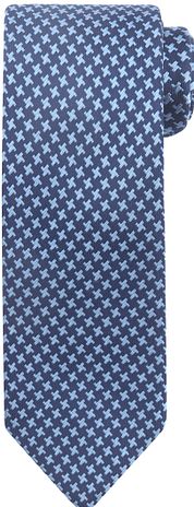 Suitable Tie Silk Stripe Dessin Navy