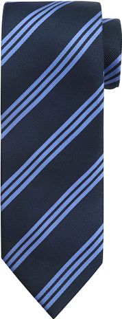 Suitable Tie Silk Stripes Anthracite