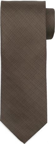 Silk Tie Dark Brown K82-1
