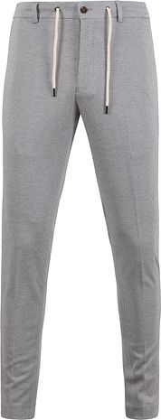 Suitable Pantalon Jersey Pied De Poule Grey