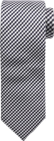 Silk Tie Dessin Checks K82-3