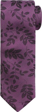 Suitable Silk Tie Flower Purple