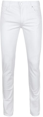 Alberto Jeans Pipe Denim White