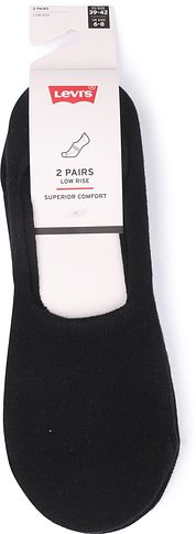 Levi's Sneaker Socks 2-Pack Black Dark Grey