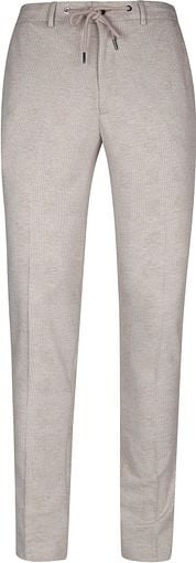 Suitable Pantalon Jersey Sand Checkered