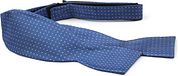 Suitable Self-tie Silk Blue Dot