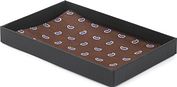 Suitable Silk Necktie Paisley Brown