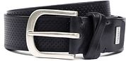 Profuomo Leather Belt Roma Navy
