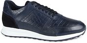 Suitable Sneaker Run Croco Dark Blue