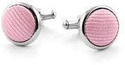 Silk Cufflinks Pink F03