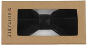 Suitable Bow Tie Velvet Black