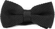 Suitable Bow Tie Knitted Black