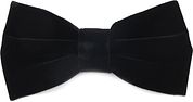 Suitable Bow Tie Velvet Black