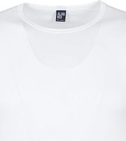 Alan Red Ottawa T shirt Stretch White 2 Pack