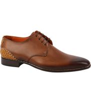 Brand Size 5.5 US Size 6.5 Jomashop.com Men Shoes Flat Shoes Formal Shoes Mens Plentium Coffee Leather Derby Shoes 