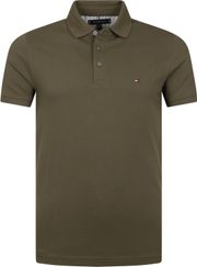 tommy hilfiger dark green polo