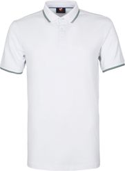 Track Men's Alias Dry Zone Micro-Mesh Tipped Polo Bowling Shirt Graphite White 