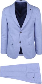 OFFSTREAM Plain Colored Suits for Men Costumes Include Jacket Pants and Tie 